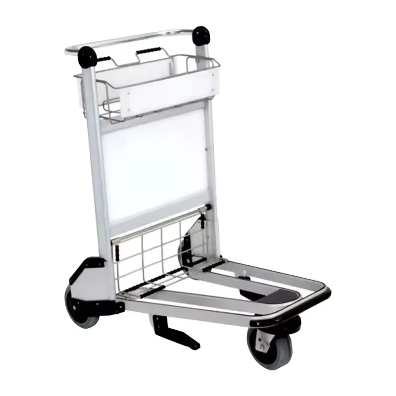 Best Selling Three wheeled Airport Trolley Standard Custom Airport High Strength Aluminum Alloy Luggage Cart