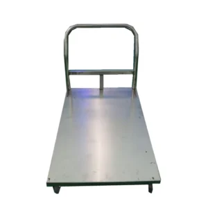 Bin Trolley Platform Rack 304 Stainless Steel Welded Heavy-Duty Frame Industrial Production Line Equipment