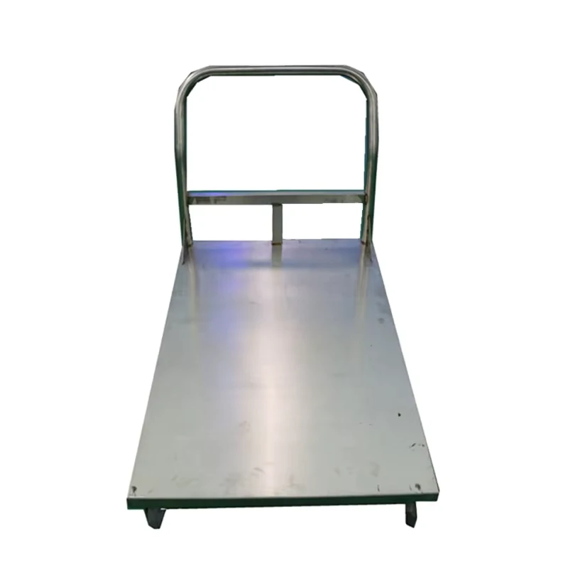 Bin Trolley Platform Rack 304 Stainless Steel Welded Heavy-Duty Frame Industrial Production Line Equipment