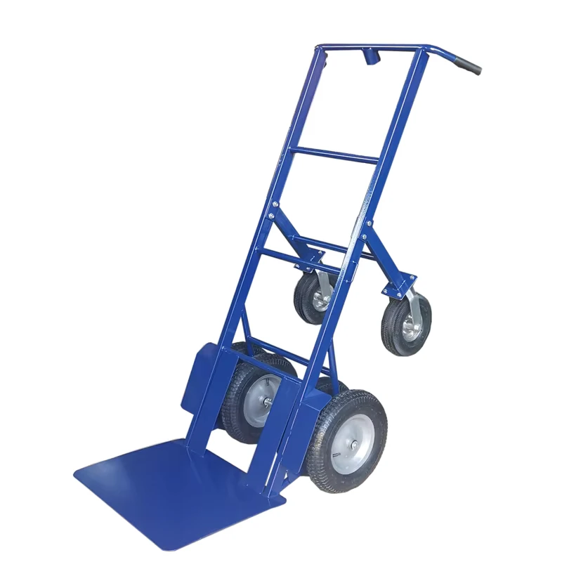 Blue Heavy Duty Steel Hand Trolley for Hand Carts and Trolleys