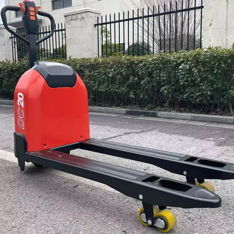 CBD20J Li3 Fully Electric Pallet Truck Adjustable Fork 2T Capacity Non-exposed Lithium Battery 200MM Lifting Height