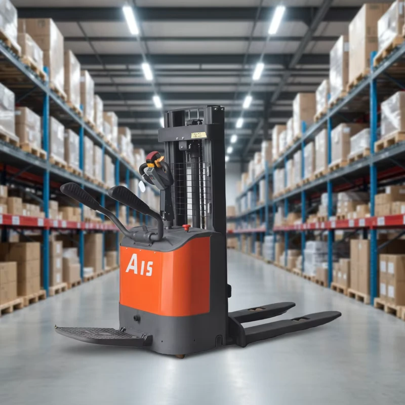 CE Certified Double Lift Stacker Meets International Safety Standards Suitable for Global Supply Chain Warehouse