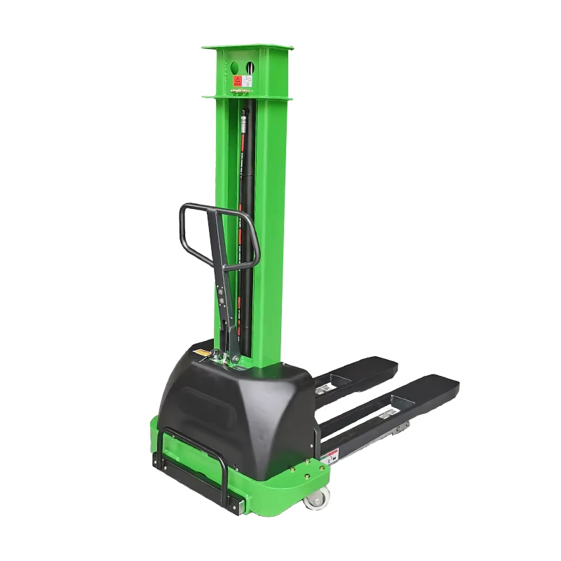 CE Certified Manual Self Lifting Pallet Stacker Hydraulic Three Wheel Forklift with OEM Support Metal Material