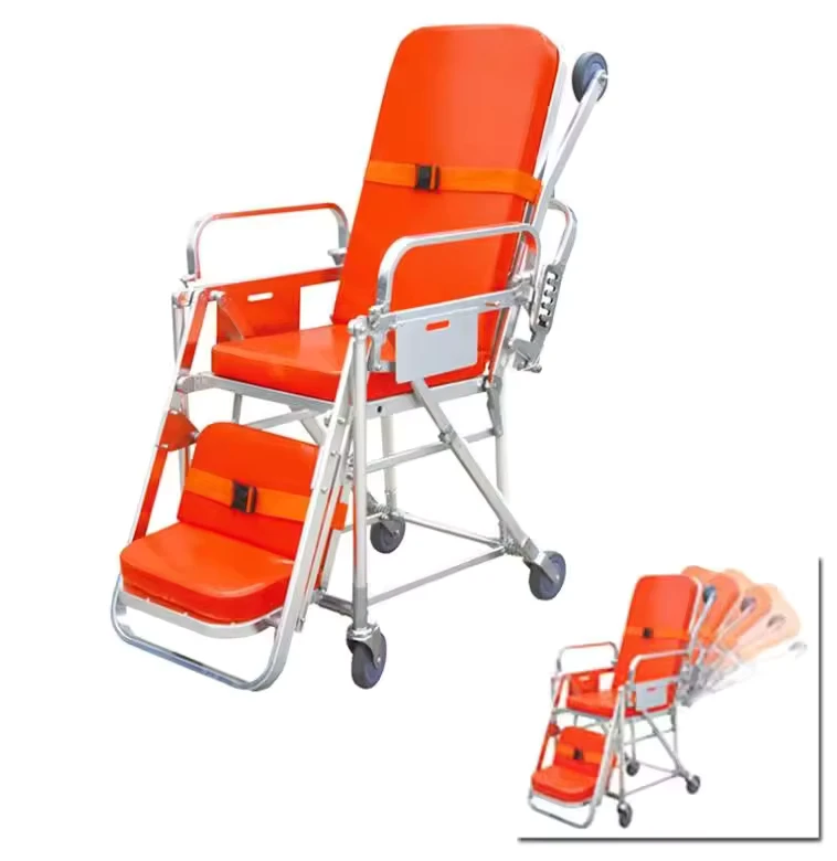 CE ISO Approved Trolley Stretcher for Ambulance Aluminum Alloy Stretcher
