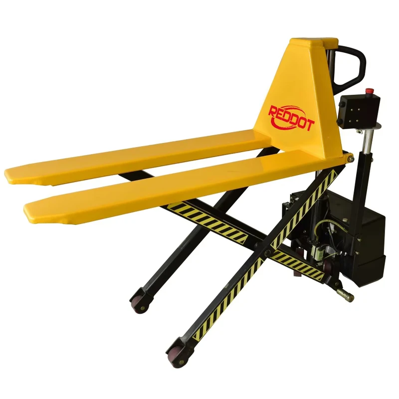 CE Light Control Object Sensing Automatic Height Adjustment Electric Hand Pallet Jack Electric Scissor Lift Pallet Truck