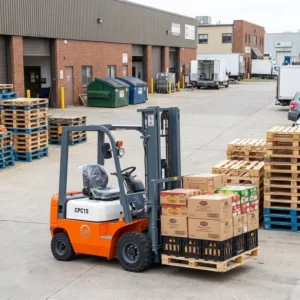 CE Small Diesel Forklift 1.5 Ton Suitable for Narrow Spaces Restaurants Warehouses Logistics with Side-shifting Function