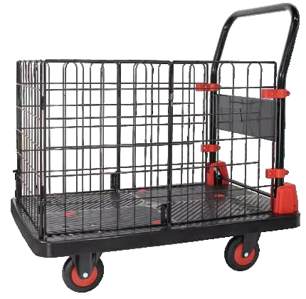 CT2 150 Collapsible Net Cage Plastic Platform Hand Truck Trolley Cart Capacity 150KG