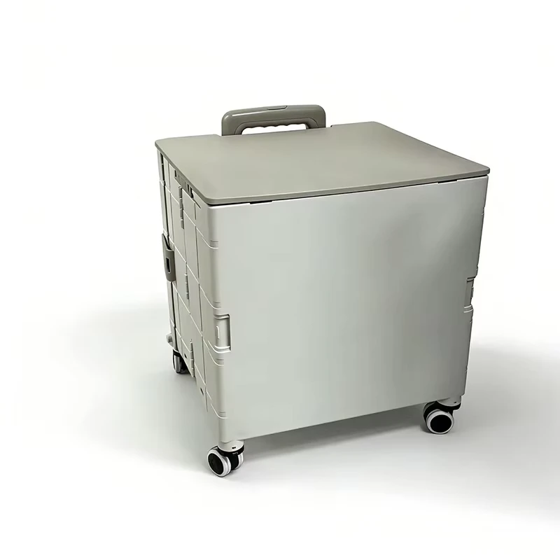 Camping Cart Folding Outdoor Garden Park Utility Portable Beach Cart with Lid