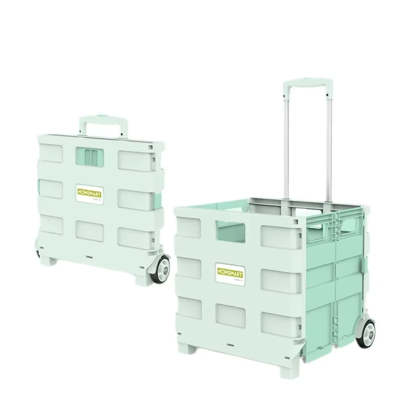 Camping Folding Hand Trolley Heavy Duty Stair Climbing Trolley Foldable Shopping Trolley Cart Plastic Shopping Carts