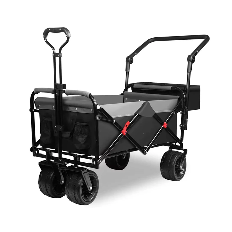 Camping Light Weight Portable Foldable Cart Outdoor Folding Beach Trolley Wagon