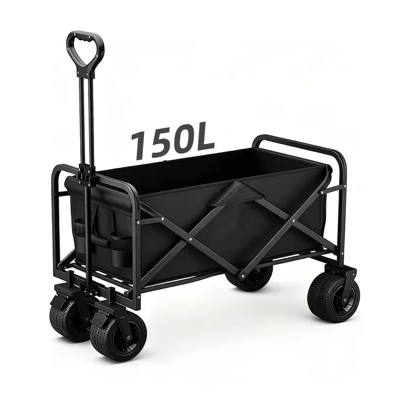 Camping Trolley Beach Wagon Big Wheels Push Transport Grocery Wagon Truck