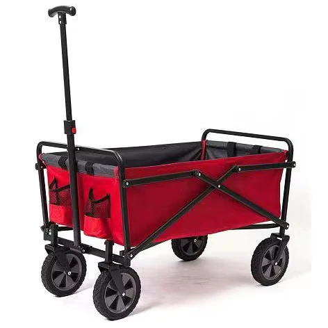 Camping Trolley Folding Wagon Carts Foldable Outdoor heavy duty Beach Utillty Wagon