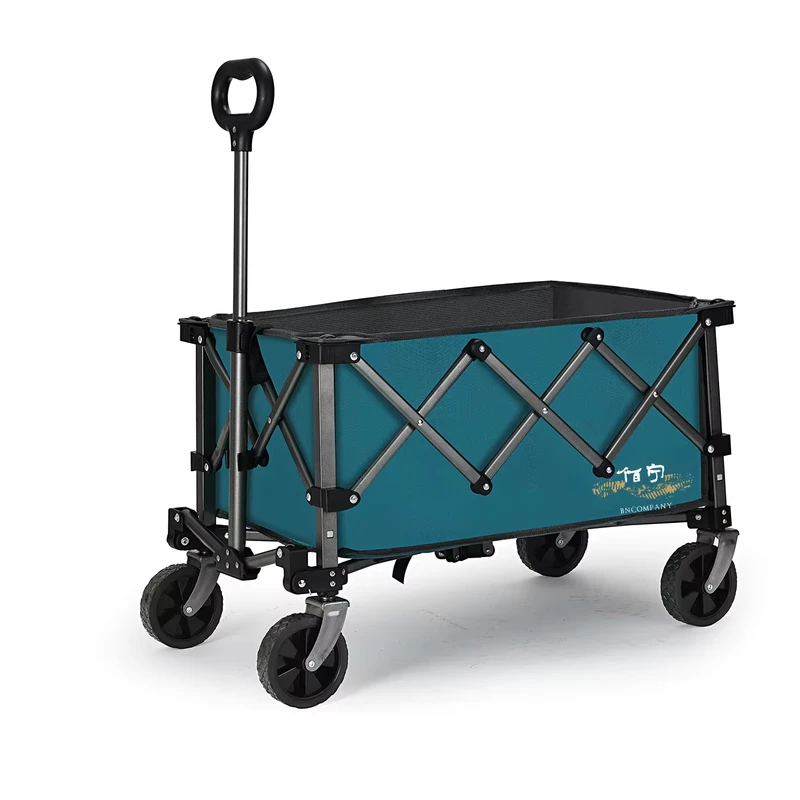 Camping Trolley Wagon Portable Outdoor Camping Cart for Garden Supermarket and Outdoor Camping