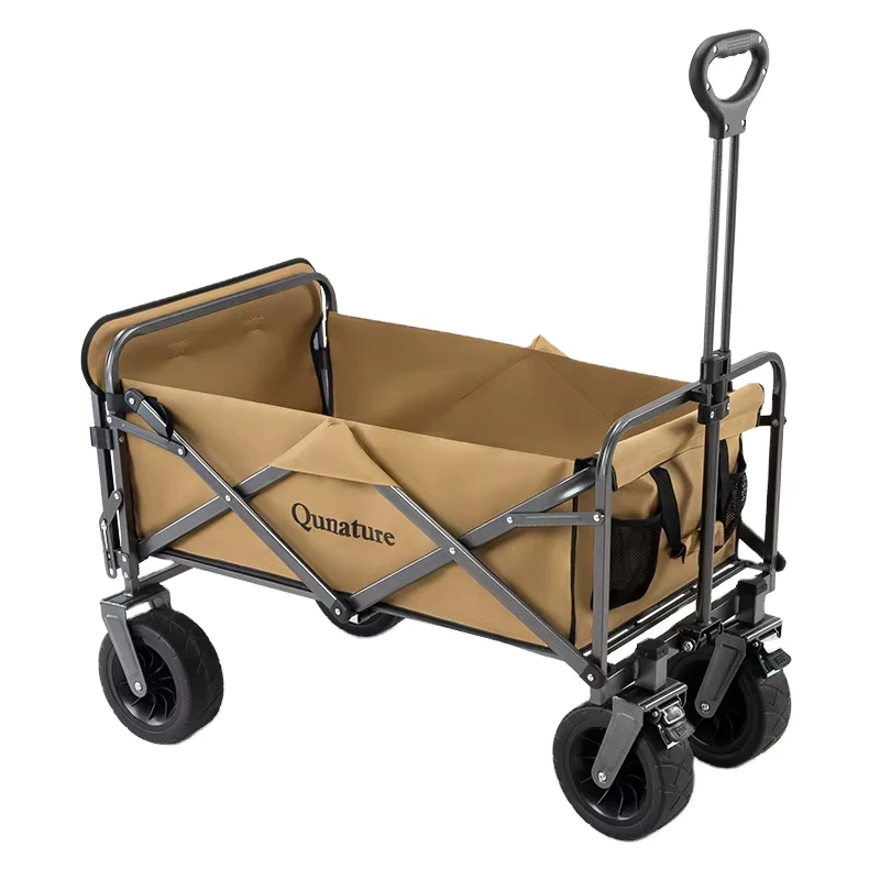 Camping small outdoor folding picnic Wagon Handcart Beach Trolley Garden Trailer Cart and Hand Truck