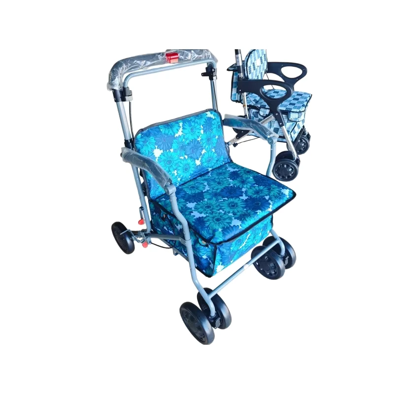 Carbon Steel Cane for the Elderly with Adjustable Height (85-95cm) Durable and Lightweight Plastic Grip