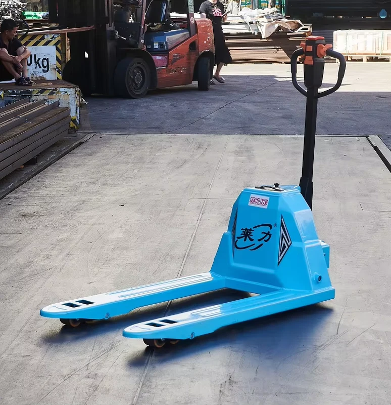 Cargo Handling Equipment Full Electric Carrier Forklift Lithium ion 2 Ton Electric Pallet Truck