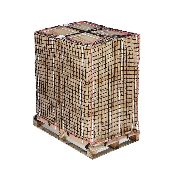 Cargo Net Black 4mm Thickness Nylon Heavy Duty Truck Load Securing Pallet Trailer Protecting Transport Safety Use Cutting
