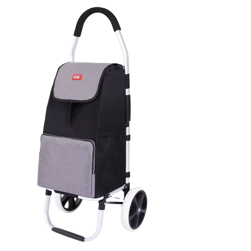 Carrito De Compras Aluminum Foldable Folding Elderly Shopping Trolley Cart Handcart Hand Cart Trolley Grocery Cart
