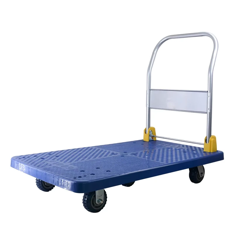 Carrying Goods 200kg 500kg 800kg Foldable Hand Trolley Cart Shopping Luggage Cart 90x60cm Platform Hand Trolley