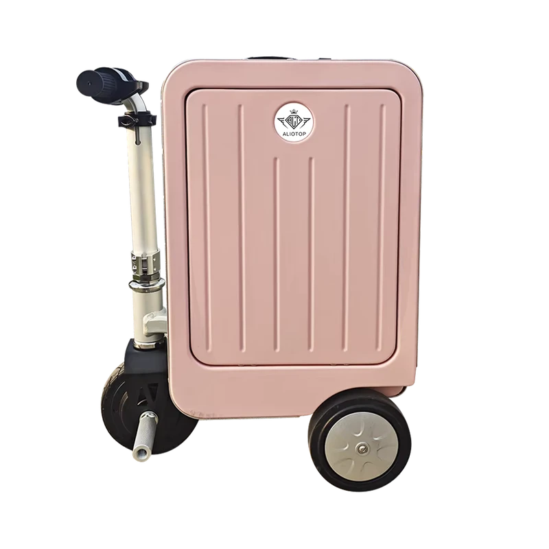 Child Friendly Smart Suitcase Ride Suitcase Portable Luggage Trolley Aluminium Frame for Airport