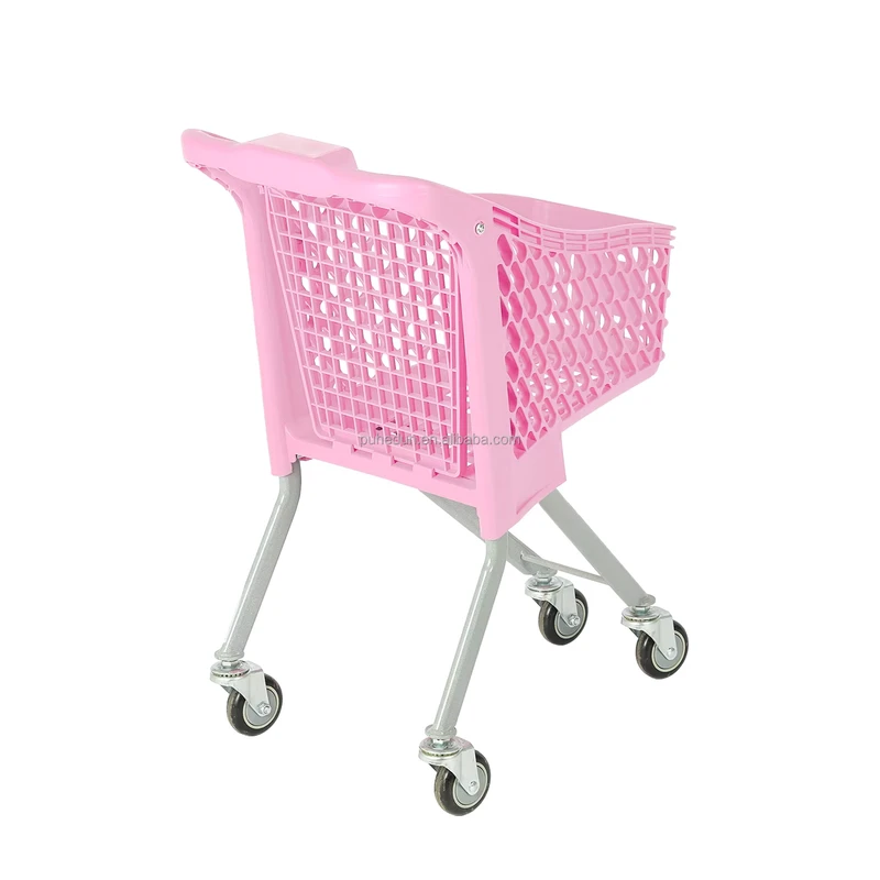 Children Shopping Cart Colorful Supermarket Trolley With Flag for Kids
