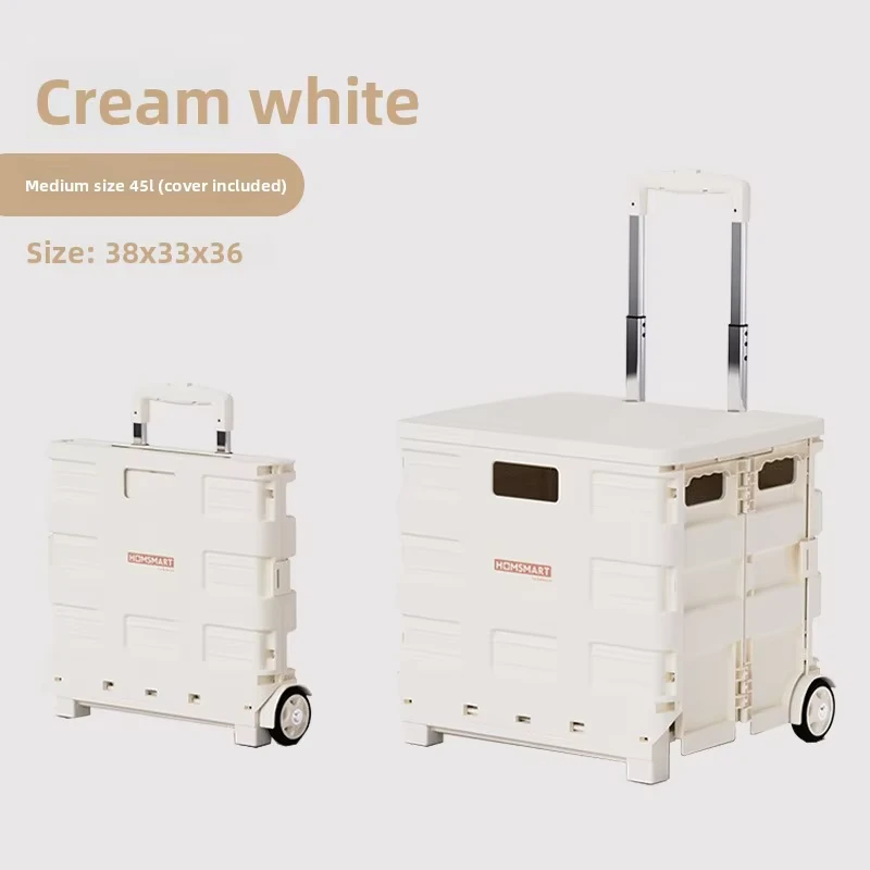 Children’s Multi Functional Folding Luggage Cart with Pets Walking Feature OEM ODM Supported Shopping Trolley