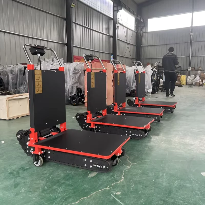 Load 400kg 500kg Motorized Stair Climber Foldable Hand Trolley Moving Dolly For Up And Down Stairs
