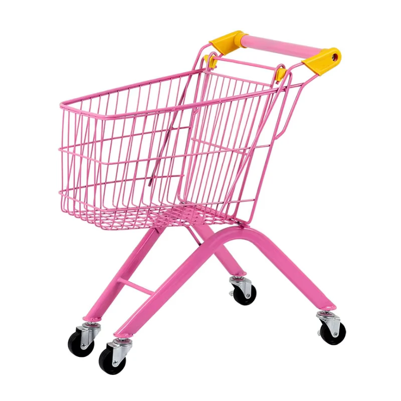 China Factory Supermarket Shopping Trolley Mini Shopping Cart for Kids Children Boys Girls