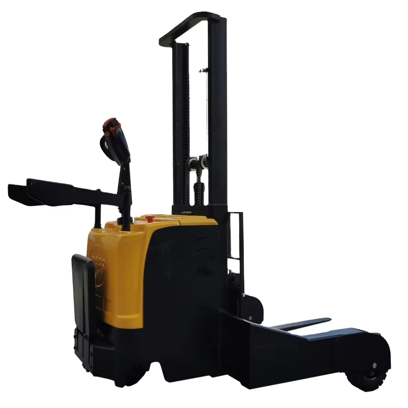 China Made Off Road Electrical Stackers Powered Pallet Truck for Restaurant Machinery Repair Shops Printing Shops Retail