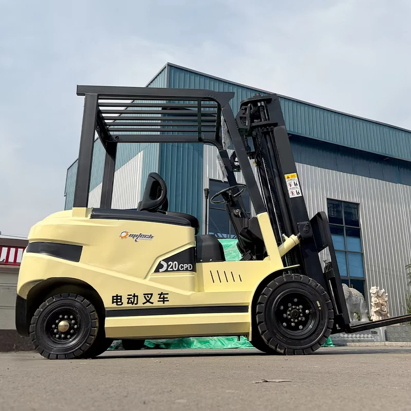 China Manufacture Hydraulic Side Shifter 2000KG 48v 60V Battery Powered Electric Forklift Trucks
