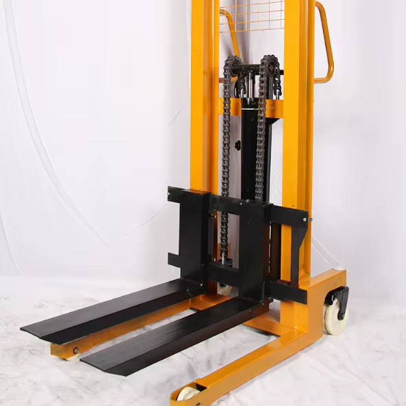 China Manufactured Heavy Duty 2T 1.5M Hydraulic Manual Forklift Hand Operated Lifter