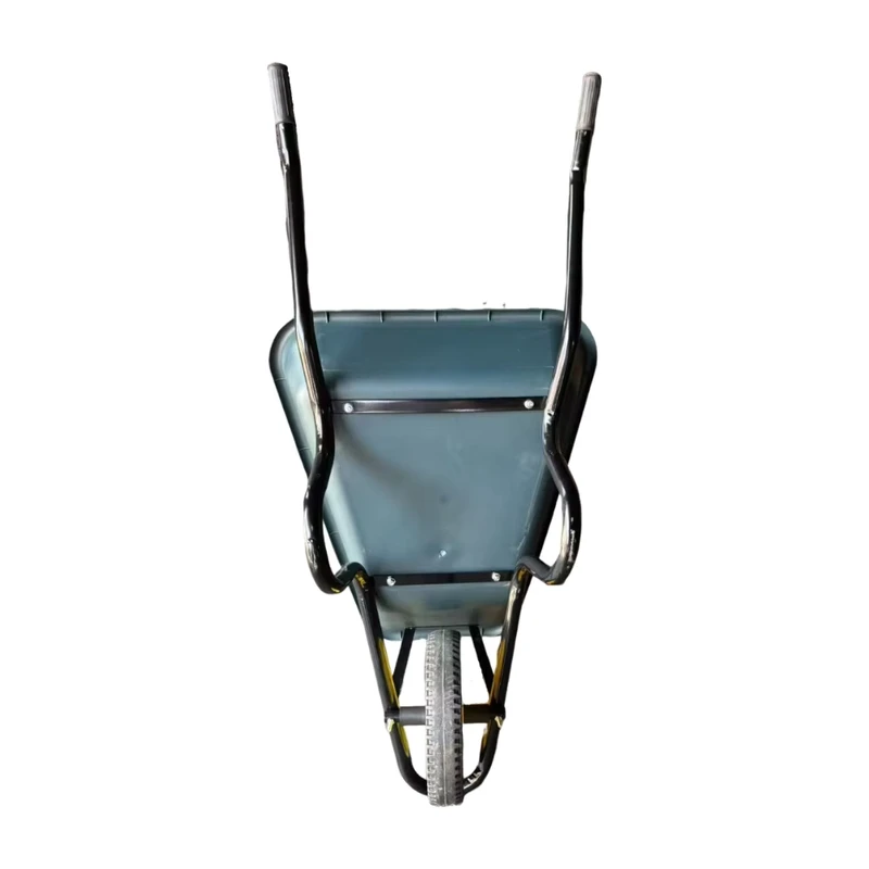 China Supplier’s Heavy Duty Construction Wheelbarrow WB3800P with Solid Plastic Tray Wheel Barrow Trolley