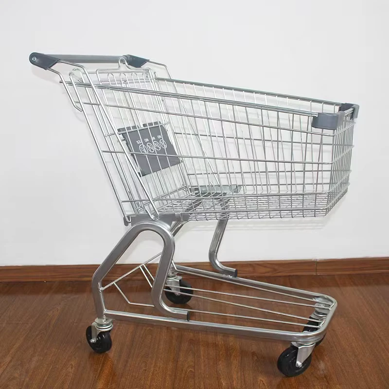 Chinese Factory 4 Wheels Trolley Metal Shopping Carts