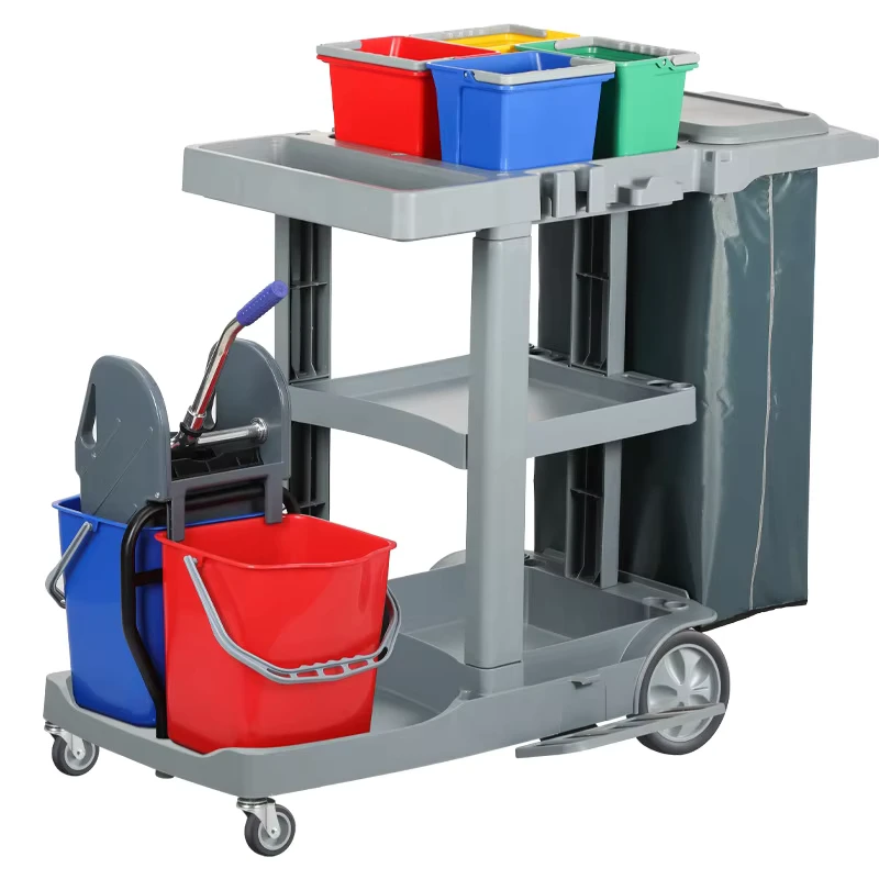 Cleaning Car Multifunctional Wheelbarrow Hotel Guest Room Special Tool Car Property Cloth Sanitary Engineering Plastics
