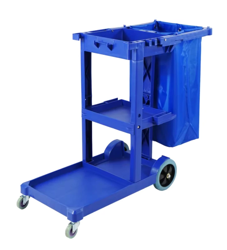Cleaning Wheel Trolley Set Housekeeping Broom Mop Organizing Stand Cleaning Tools