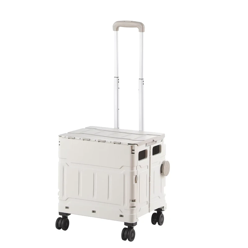 Climbings Wheel Plastic Outdoor Wagon Foldable Tool Luggage Supermarket Portable Folding Hand Shopping Trolleys Carts