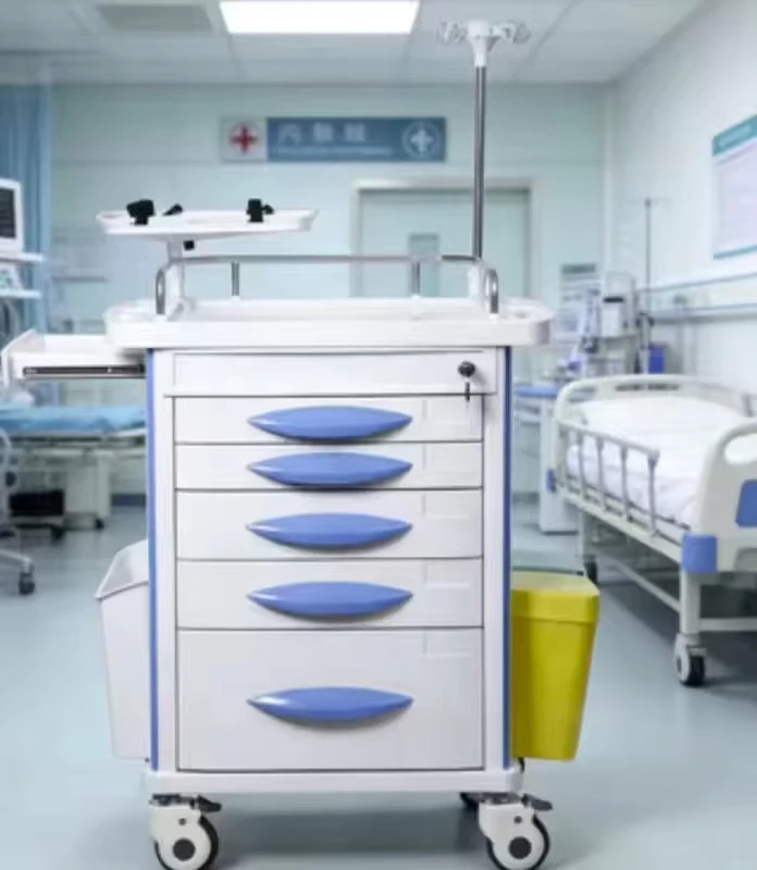 Clinical Trolley Hospital Equipment Pharmacy Emergency Trolley