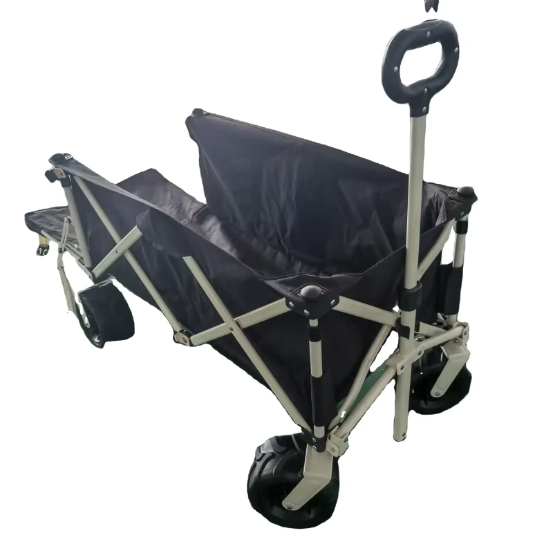 Collapsible Folding Utility Cart Wagon for Outdoor Picnic Beach Camping Shopping Tools Industrial