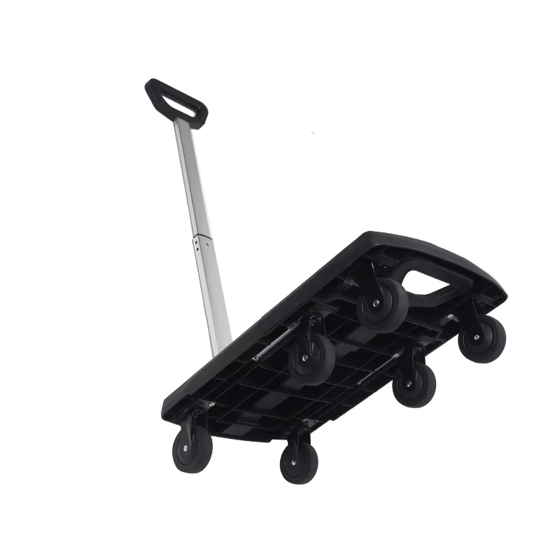 Collapsible Hand Push Cart Folding Hand Capacity Trolley Cart Mobile Energy Storage Battery Truck home used hand cart truck