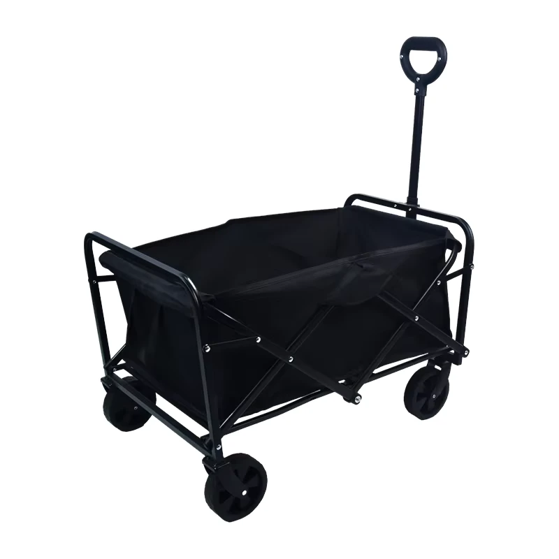 Collapsible Outdoor Picnic Foldable Fishing Beach Camping Trolley Wheels Garden Cart Folding Wagon