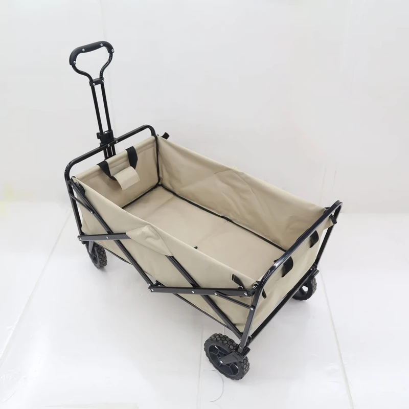Collapsible Outdoor Picnic Foldable Fishing Beach Camping Trolley Wheels Garden Cart