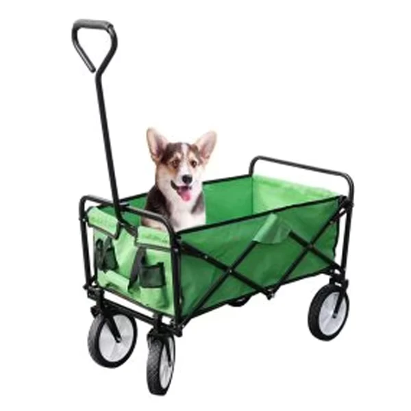 Collapsible Portable Heavy Duty Folding Wagon All Terrain Outdoor Utility Wagon Camping Beach Truck