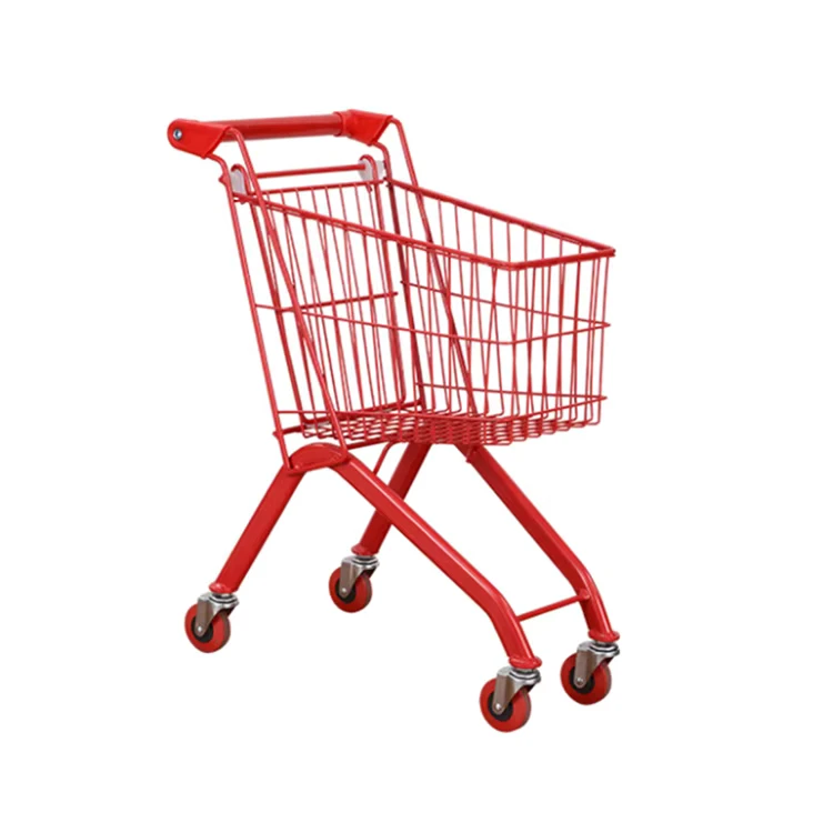 Colorful 20L Mini Metal Market Kids Shopping Trolley Cart