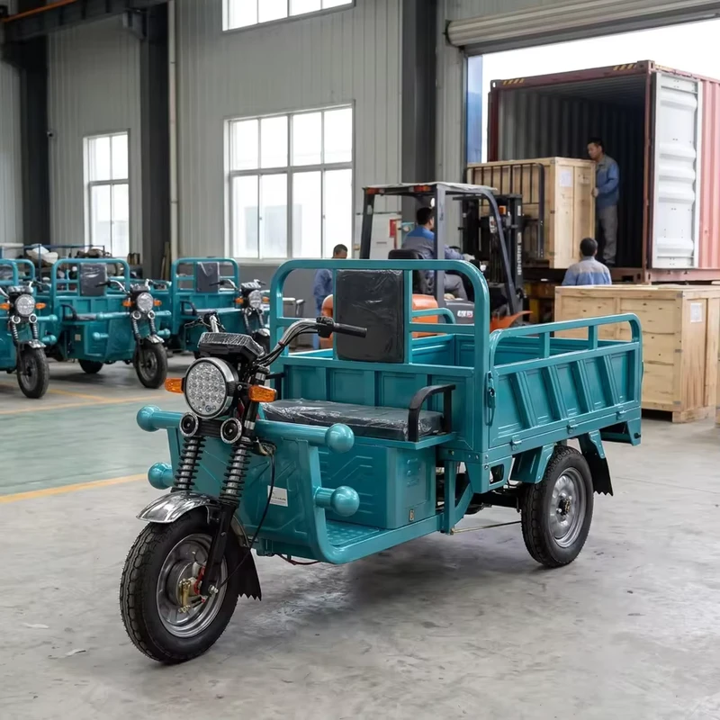 Commercial Freight 1200W 3 Wheel Electric Cargo Vehicle 1.5m Box 600kg Capacity Electric Utility Cart for City Delivery