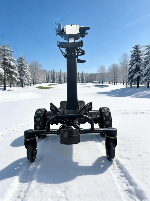 Commercial Grade Electric Golf Trolley with Aluminium Alloy Frame Lithium Battery 80kg Load Capacity for Golf Events