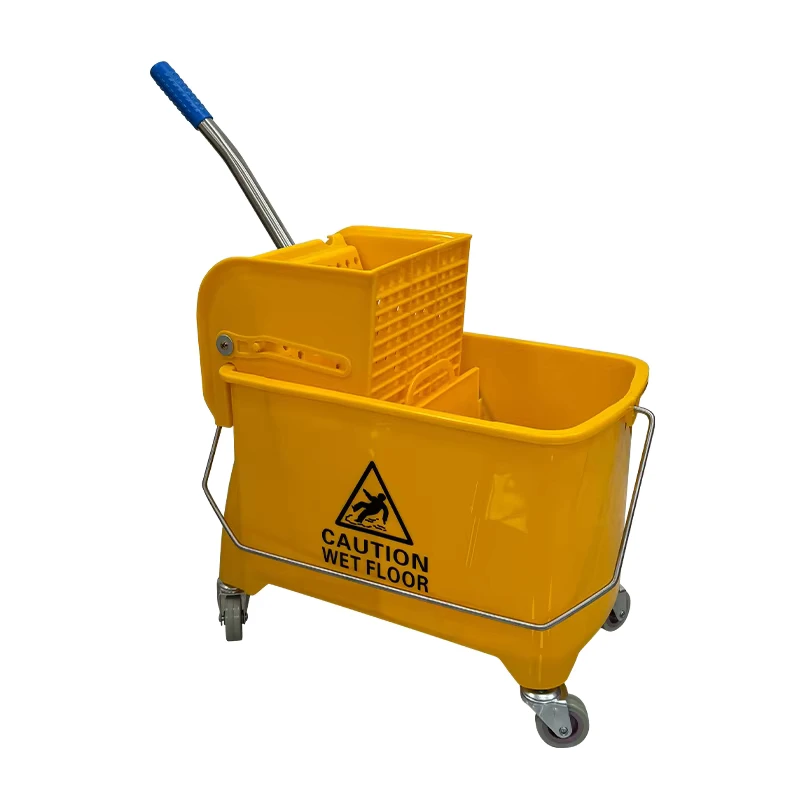 Commercial Industrial Household Cleaning Bucket Plastic Mop Bucket with Squeezer Water Cleaning Wringer Mop Bucket Trolley