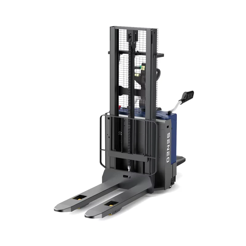 Commercial Industrial Use Hand Manual Forklift 1.5 Ton Electric Pallet Stacker Lift Flexible Operation Forklift For Port