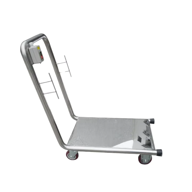 Commercial Stainless Steel 304 Foldable Hand Cart Trolley Pool Tools & Accessories Use