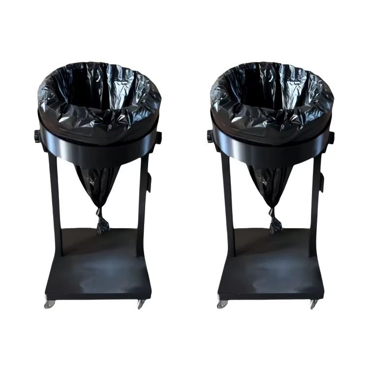 Commercial Stainless Steel Hospital Garbage Cart Trolley Dust Bag Cleaning for Hotel and Restaurant Use Catering Equipment