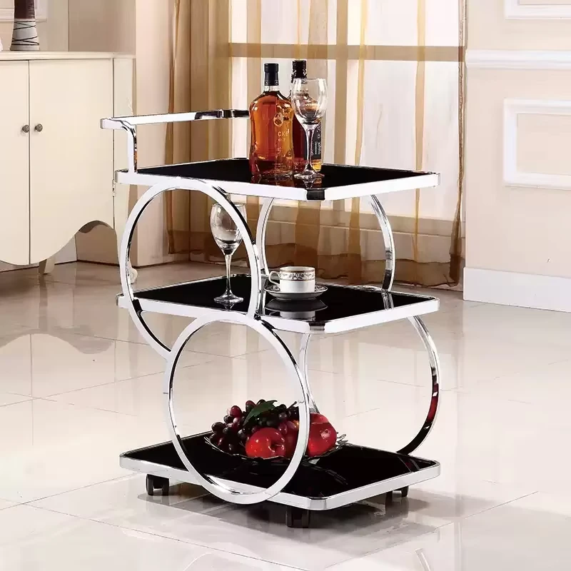 Commercial Stainless Steel Service Cart Hotel & Auto Shop Utility Trolley